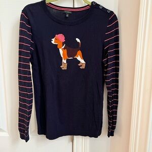 Talbots gently used long sleeved cotton blend size M sweater